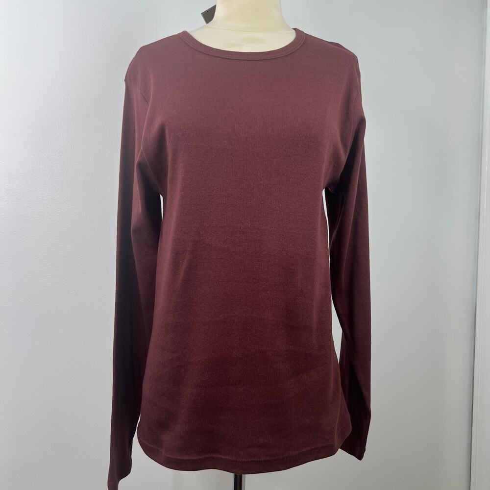 ALPS Sportswear NWT Women's Henley Top Long Sleeves 100% Cotton Outdoors Size L - Picture 4 of 11